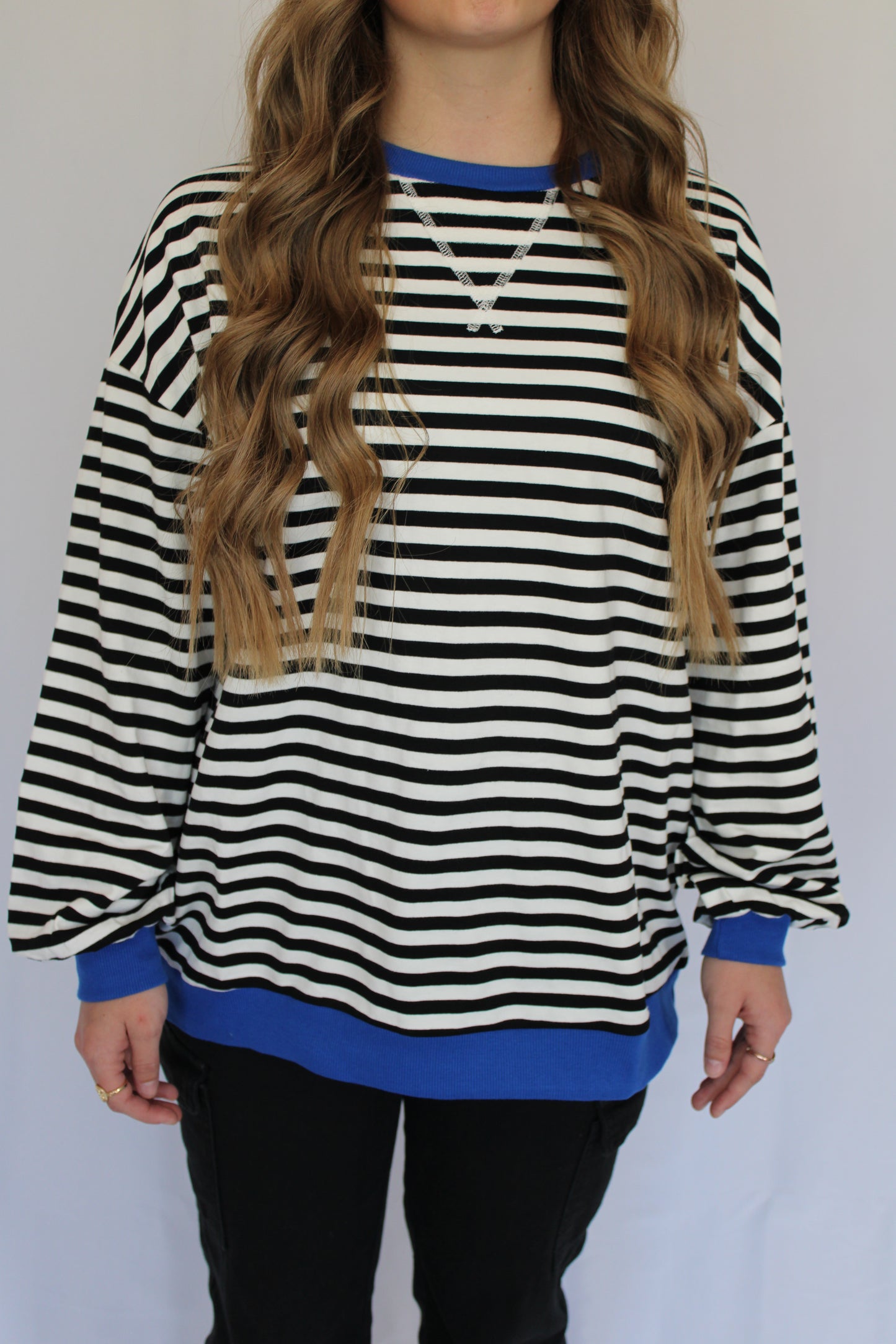 Avery Striped Pullover