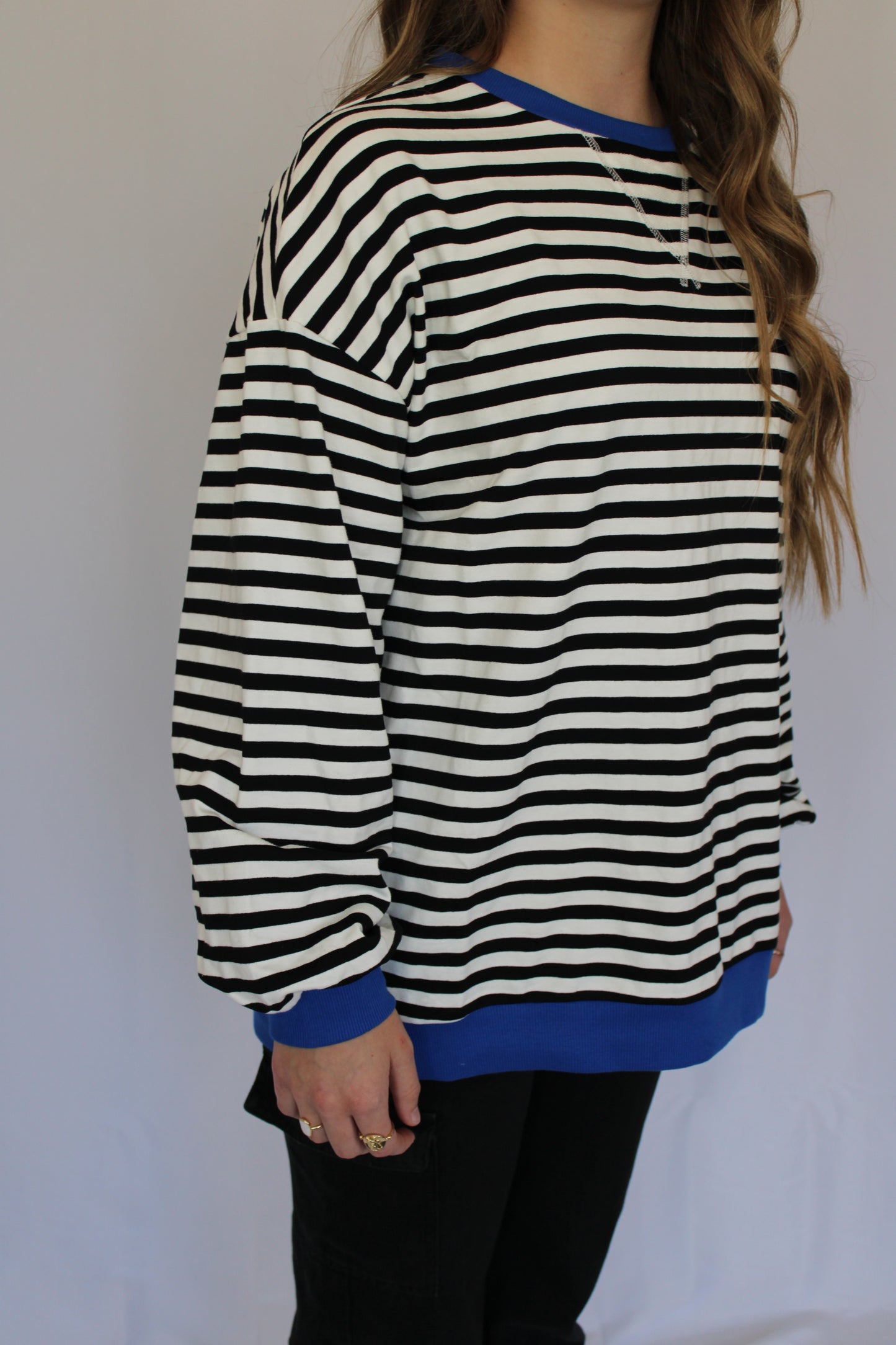 Avery Striped Pullover