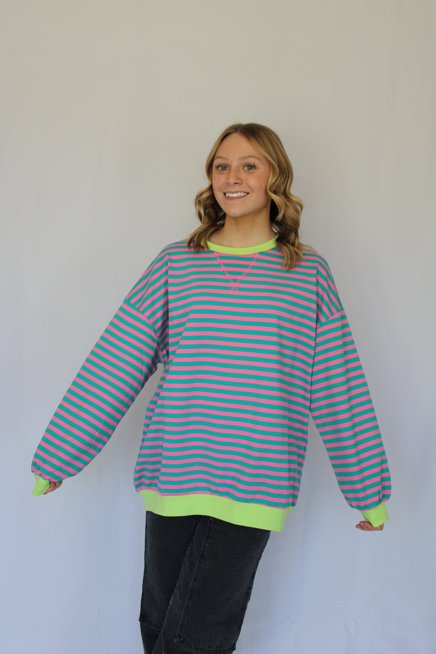 Avery Striped Pullover