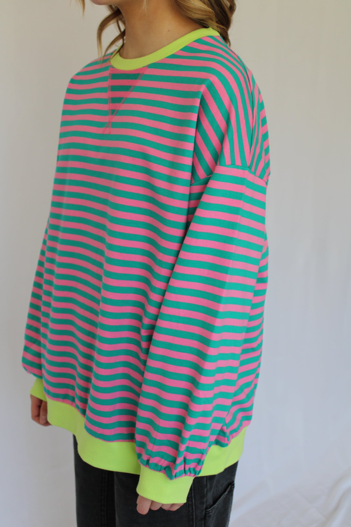 Avery Striped Pullover