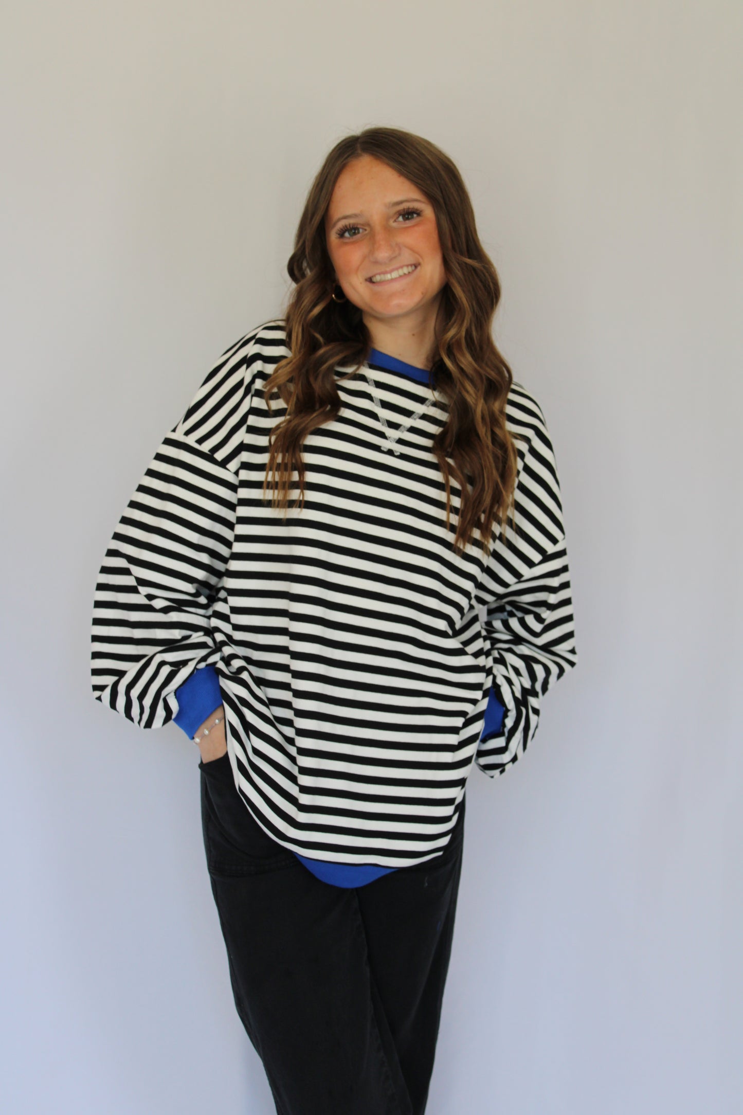 Avery Striped Pullover