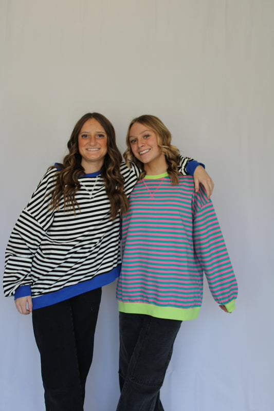 Avery Striped Pullover