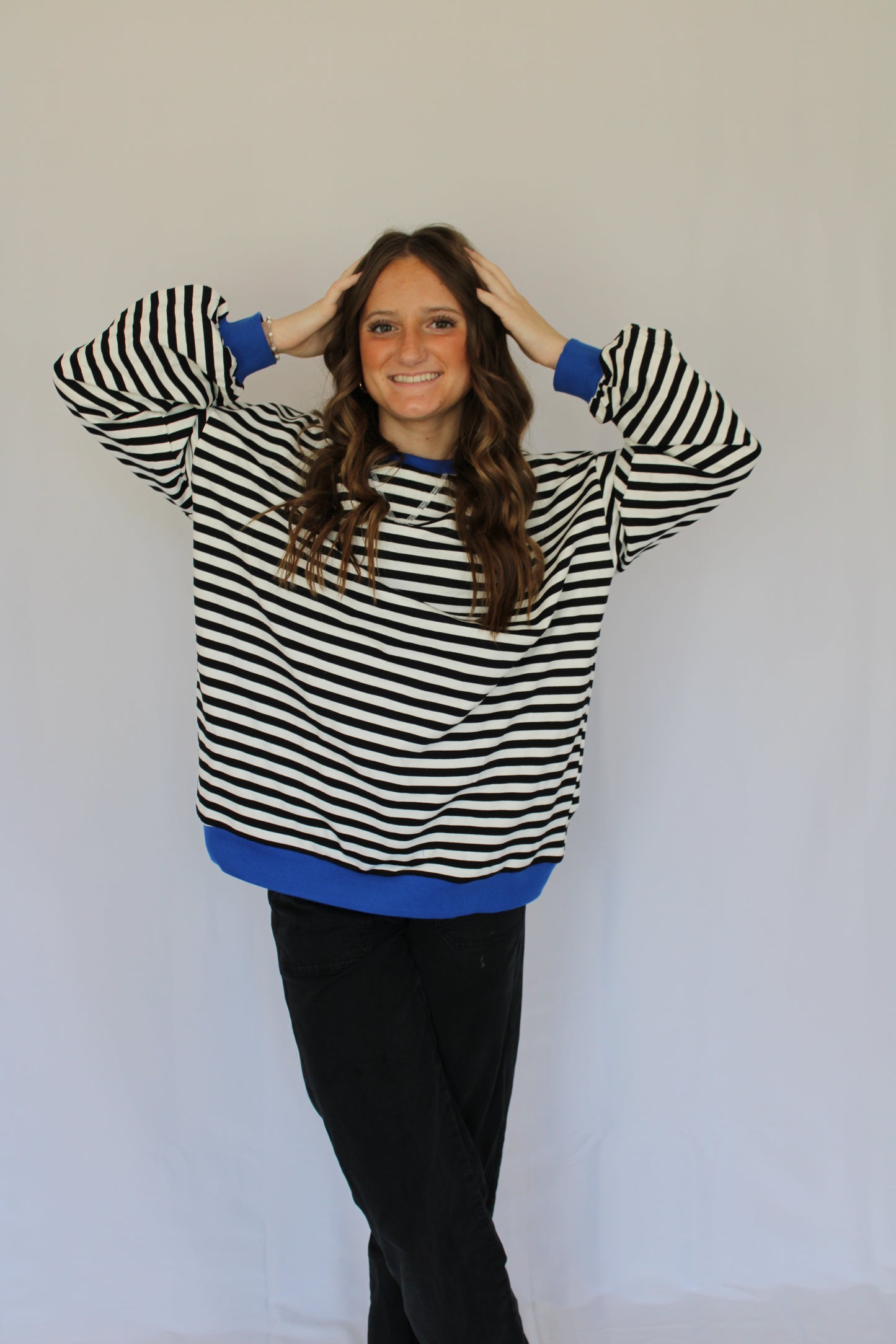 Avery Striped Pullover