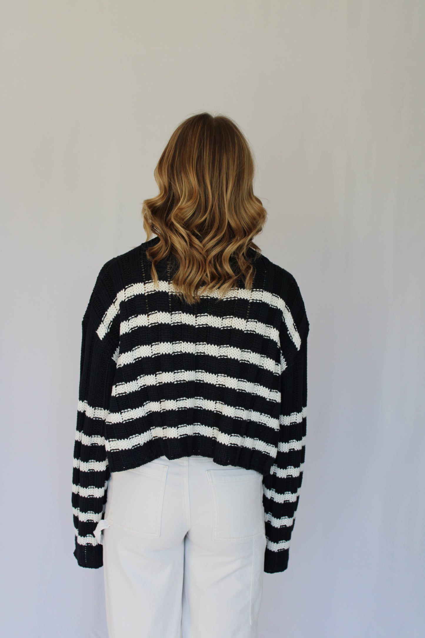 Natalle Striped Sweater