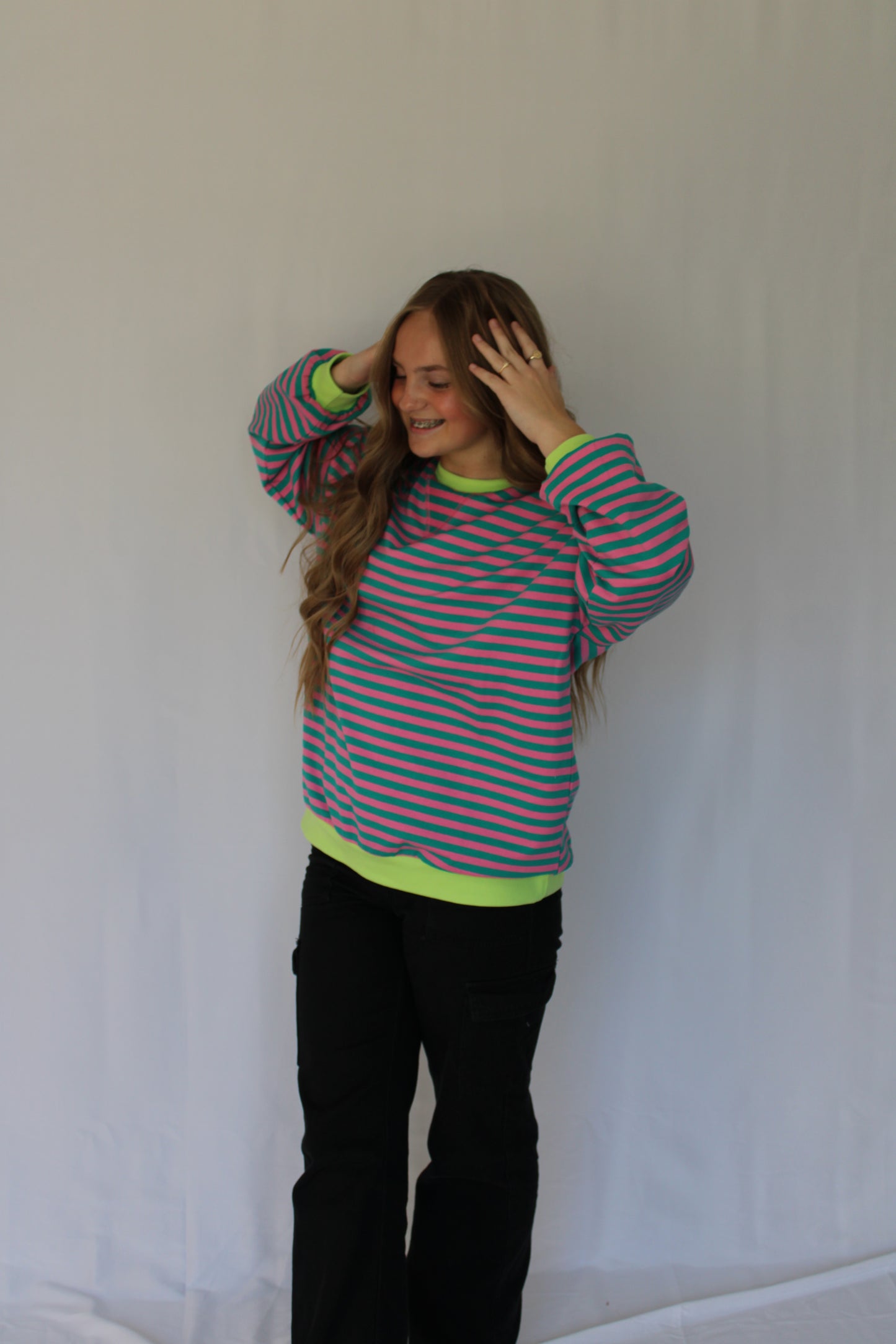 Avery Striped Pullover